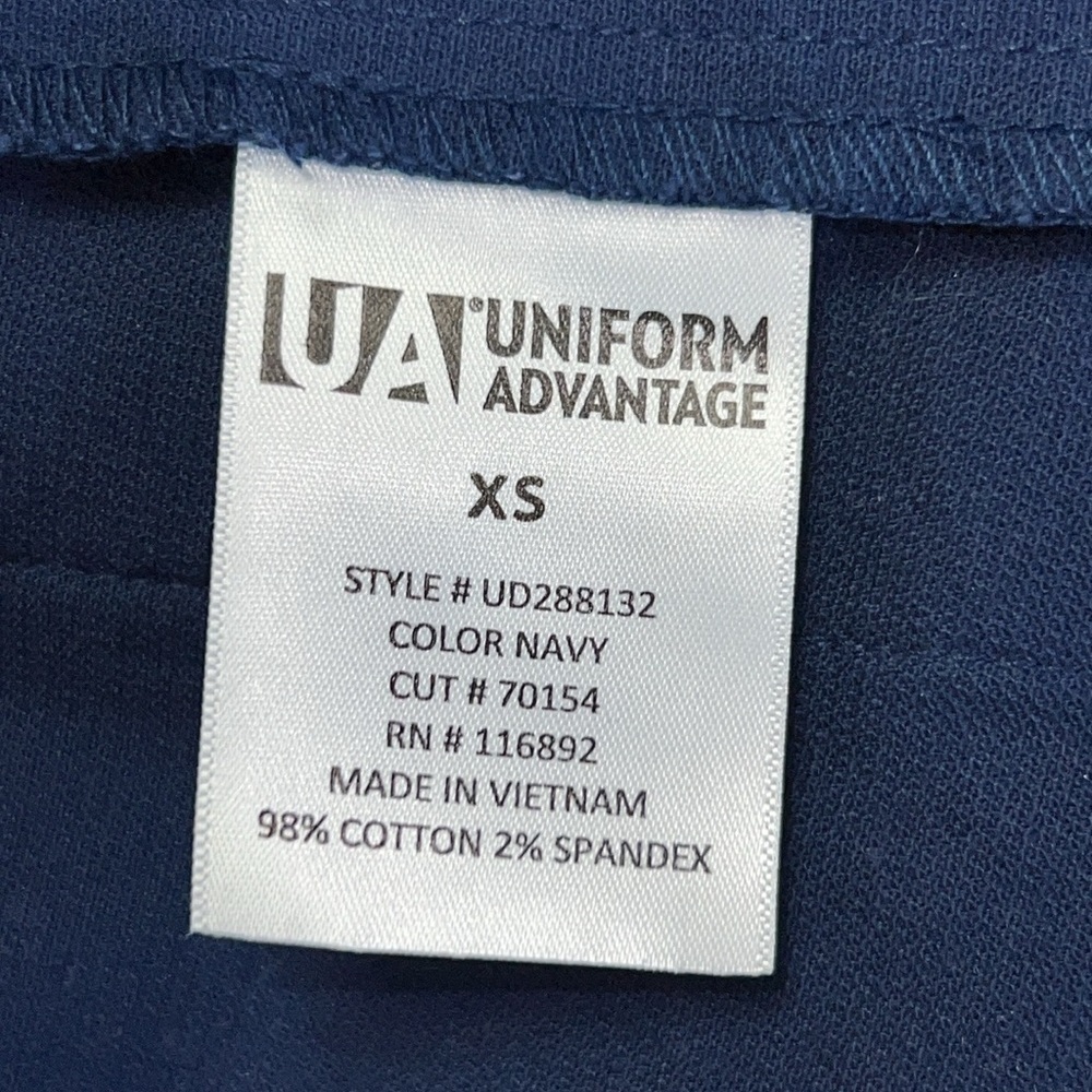 NAVY BLUE Prep School WEST COAST UNIVERSITY Blazer Jacket, Size XS - Picture 5 of 9